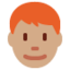 Man: Red Hair（中間の肌色） (Twitter)