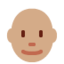 Man: Bald（中間の肌色） (Twitter)