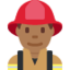 Man Firefighter（やや暗い肌色） (Twitter)