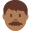 Man Twitter/X emoji