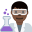 男性科学者（暗い肌色） (Twitter)
