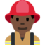 Man Firefighter（暗い肌色） (Twitter)