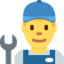 Man mechanic Twitter/X emoji