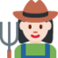 Woman Farmer（明るい肌色） (Twitter)