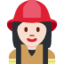 Woman Firefighter（明るい肌色） (Twitter)