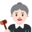 Woman Judge（明るい肌色） (Twitter)