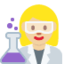 Woman Scientist（やや明るい肌色） (Twitter)