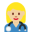 Woman Health Worker（やや明るい肌色） (Twitter)