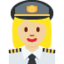Woman Pilot（やや明るい肌色） (Twitter)