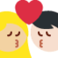 Эмодзи 👩🏼‍❤️‍💋‍👨🏻 Twitter.com
