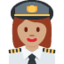 Woman Pilot（中間の肌色） (Twitter)