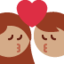 Эмодзи 👩🏽‍❤️‍💋‍👨🏽 Twitter.com
