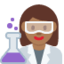 Woman Scientist（やや暗い肌色） (Twitter)