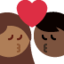 Kiss: Woman, Man（やや暗い肌色） (Twitter)