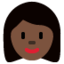 Woman: Medium-Dark Skin Tone Twitter/X emoji