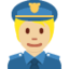 警察官（やや明るい肌色） (Twitter)