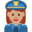 Woman Police Officer（中間の肌色） (Twitter)