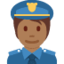 警察官（やや暗い肌色） (Twitter)