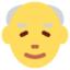 Old man Twitter/X emoji