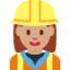 Woman Construction Worker（中間の肌色） (Twitter)