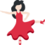 নৃত্যরত নারী (হালকা ত্বক) Twitter/X emoji