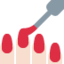 Nail Polish: Light Skin Tone Twitter/X emoji