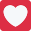 Heart decoration Twitter/X emoji