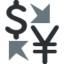 Currency exchange Twitter/X emoji