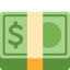 Dollar banknote Twitter/X emoji