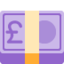 Pound banknote Twitter/X emoji