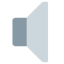 Speaker low volume Twitter/X emoji