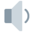 Speaker medium volume Twitter/X emoji