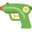 Water pistol Twitter/X emoji