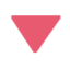 Red triangle pointed down Twitter/X emoji