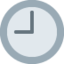 Nine o’clock Twitter/X emoji