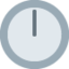 Twelve o’clock Twitter/X emoji