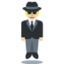 Person In Suit Levitating（やや明るい肌色） (Twitter)