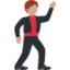 নৃত্যরত পুরুষ (মাঝারি ত্বক) Twitter/X emoji