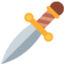 Dagger Twitter/X emoji