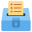 Ballot box with ballot Twitter/X emoji