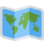 World Map Twitter/X emoji