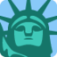 Statue of Liberty Twitter/X emoji