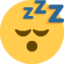 Sleeping Face Twitter/X emoji