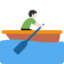 Man Rowing Boat（明るい肌色） (Twitter)