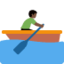 Man Rowing Boat（暗い肌色） (Twitter)