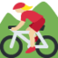 Woman Mountain Biking（やや明るい肌色） (Twitter)