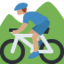 Man Mountain Biking（中間の肌色） (Twitter)