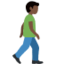 Эмодзи 🚶🏿‍♂️‍➡️ Twitter.com