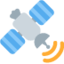 Satellite Twitter/X emoji