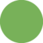 Green circle Twitter/X emoji